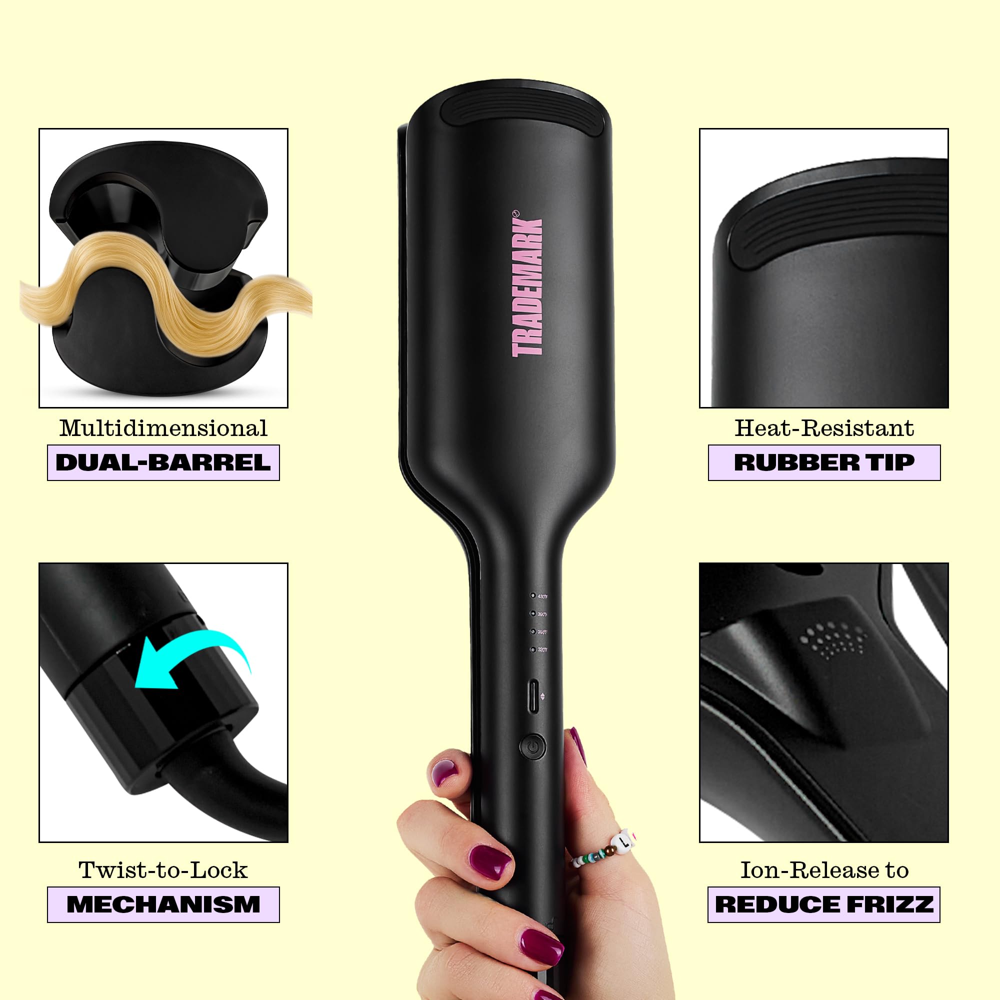 Babe Waves X, ideal para todo tipo de cabello y estilos.