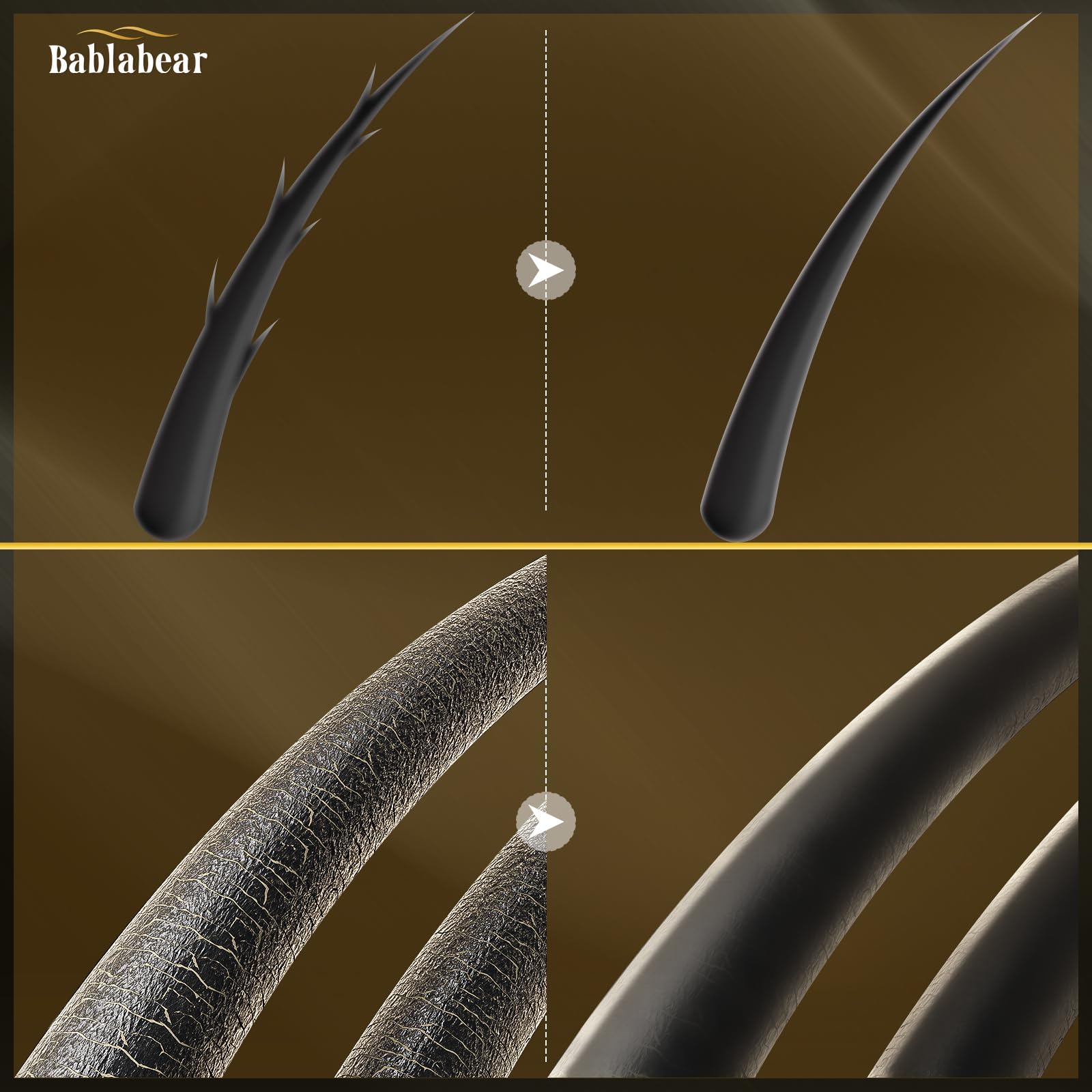 Fórmula segura para cabello teñido y dañado con Bablabear.