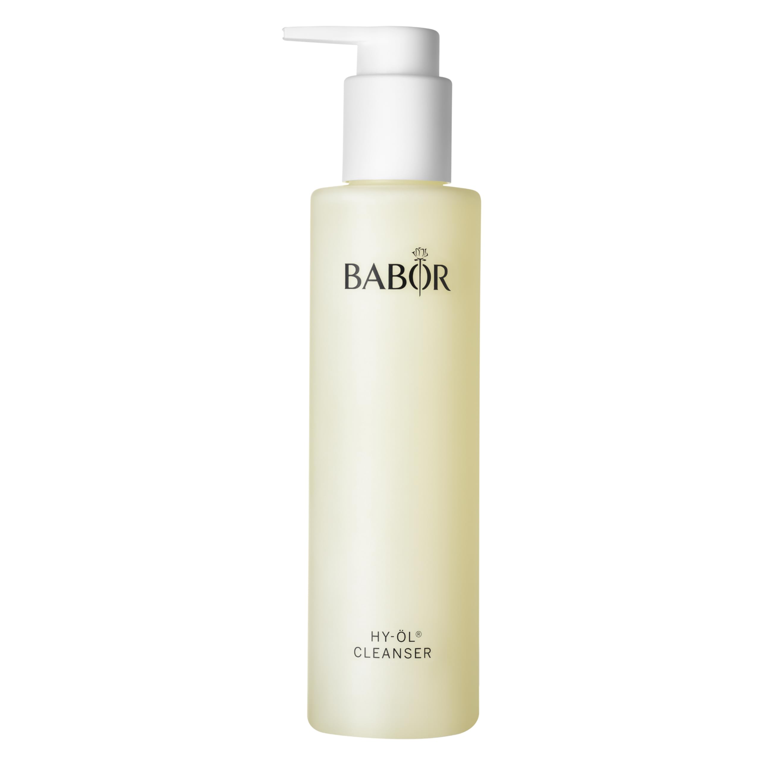 BABOR HY-OL limpiador de dos fases en botella para piel sensible.