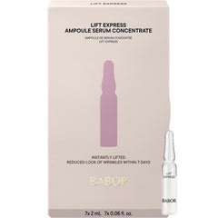 BABOR Lift Express en botella ofrece una solución concentrada para una piel más firme.