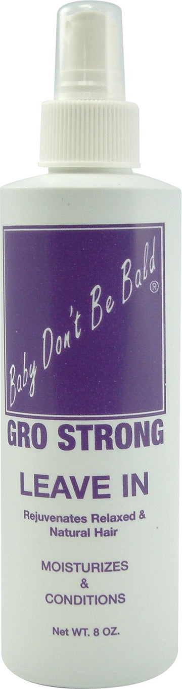 Baby Don't Bald Gro Strong sin enjuague en botella: cuidado suave para el cabello del bebé