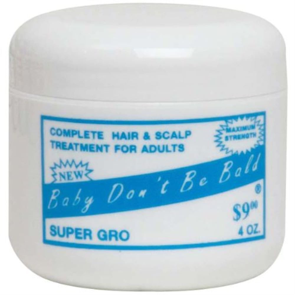 Baby Don't Bald Super GRO textura suave aplicada para facilitar peinado