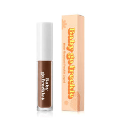 Baby Go Freckle liquid bottle shows buildable tint for natural freckles.