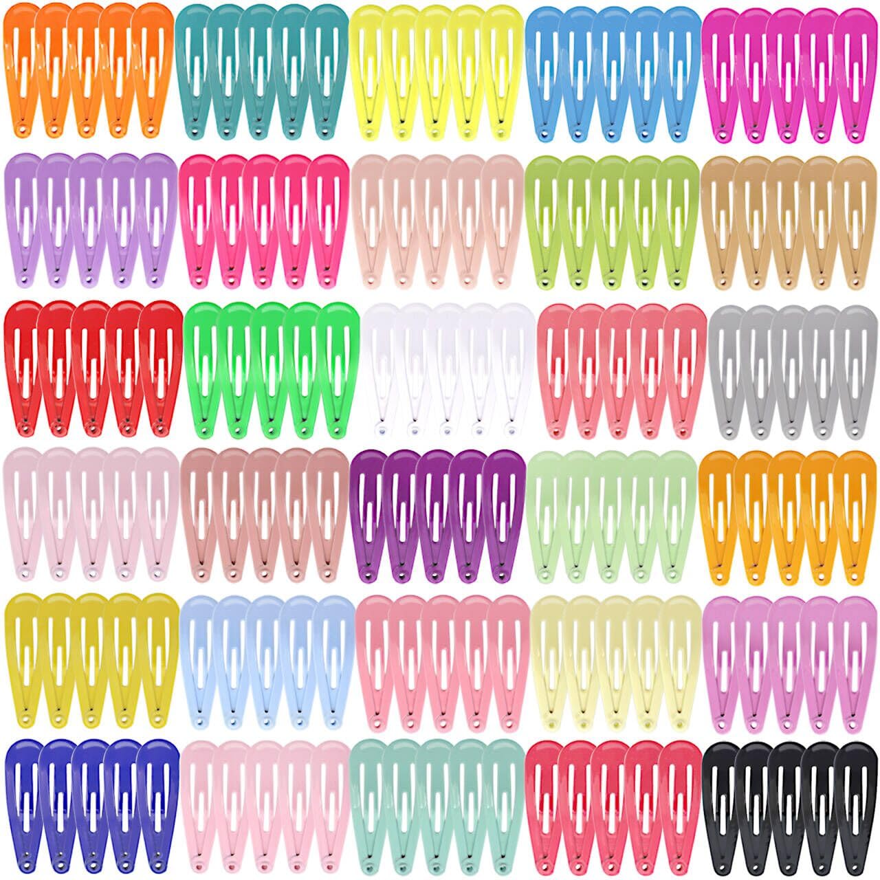 Babymatch pasadores mini clip 1.2 pulgadas, seguro para cabello fino.