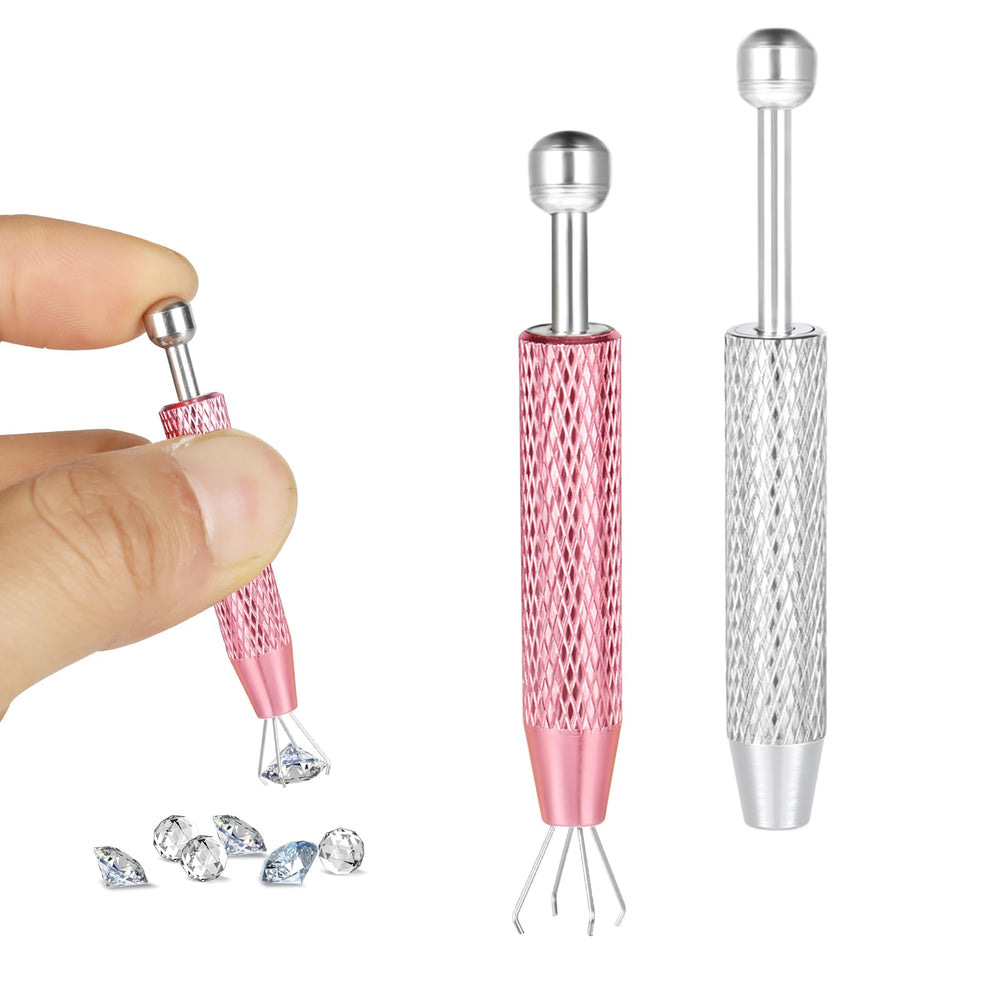 BACUTHY herramienta de agarre para joyería con cuatro garras, diseñada para recoger piezas pequeñas con precisión.