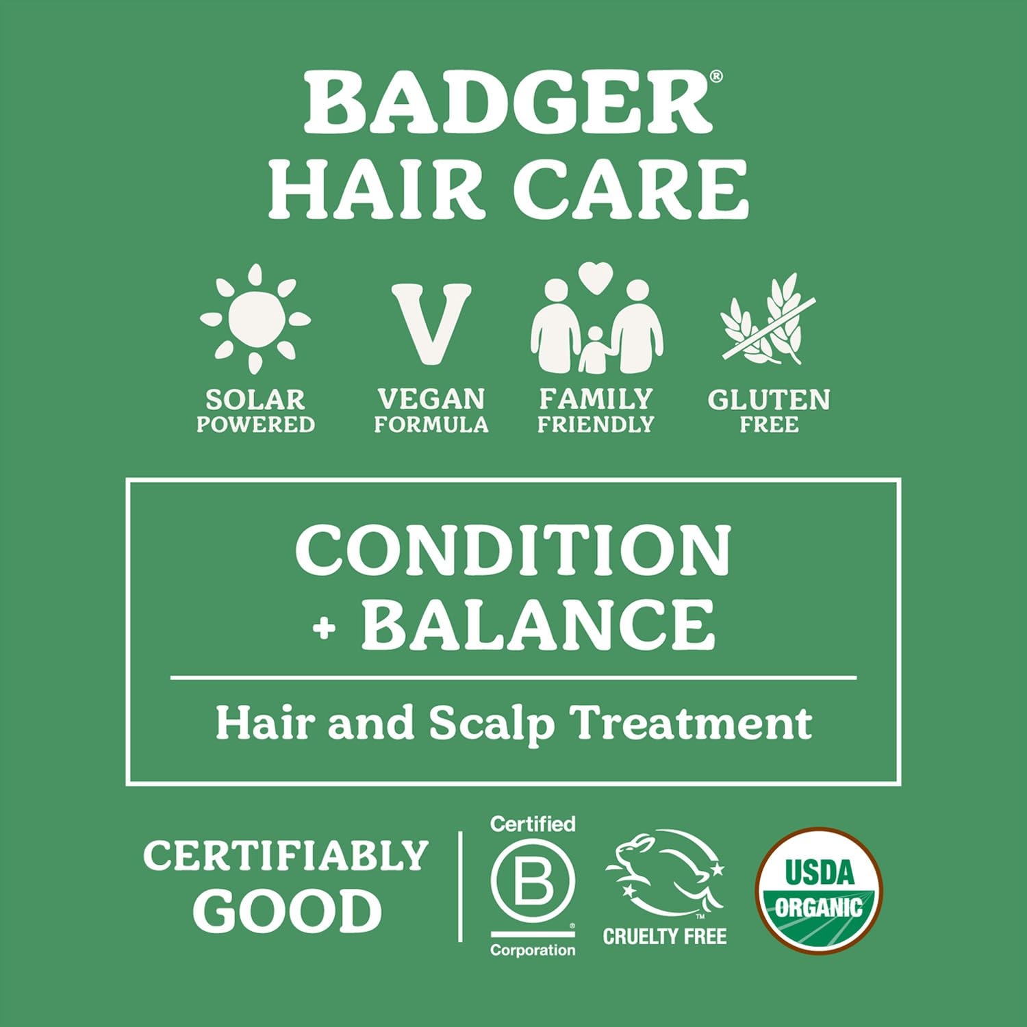 Badger Aceite Jojoba aplica masaje suave en cuero cabelludo para relajación.