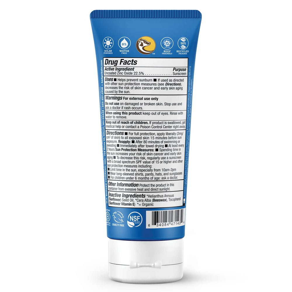 Badger aplicación crema solar rostro y cuerpo, textura suave para uso diario