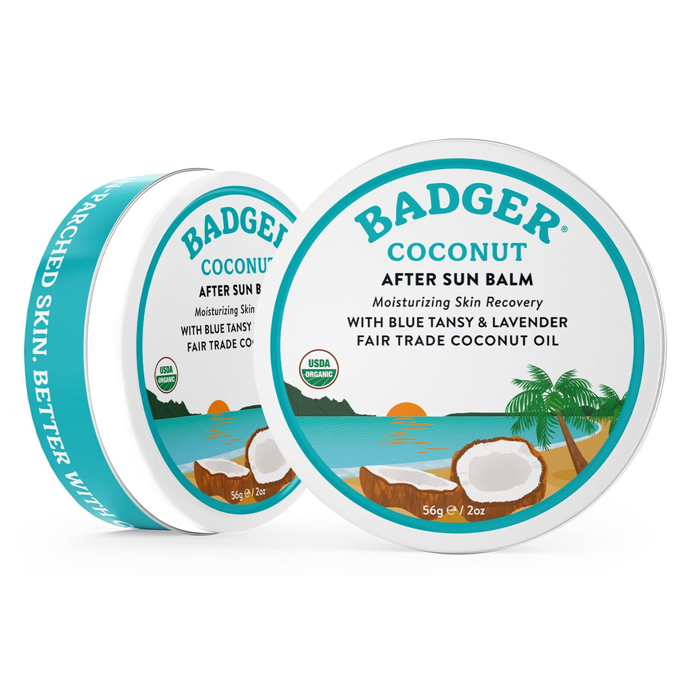 Badger aroma tropical de coco y lavanda para una experiencia relajante.