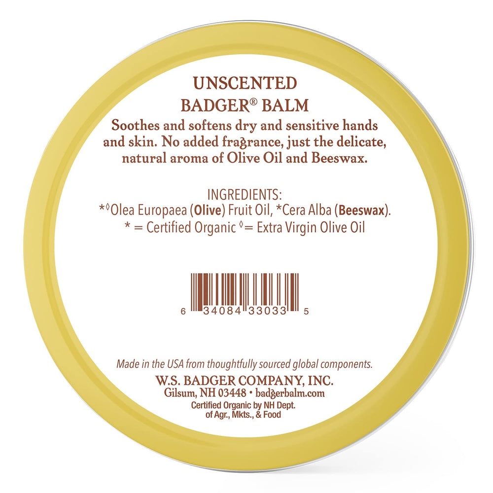 Textura cremosa de Badger Balm para aplicación suave