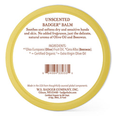 Textura cremosa de Badger Balm para aplicación suave