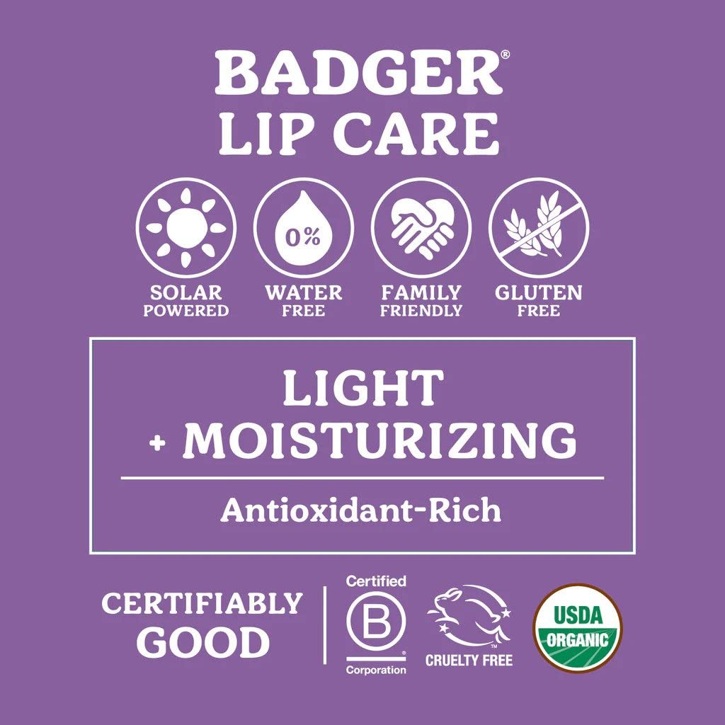 Bálsamo de Badger con aroma árbol de té para uso diario suave.