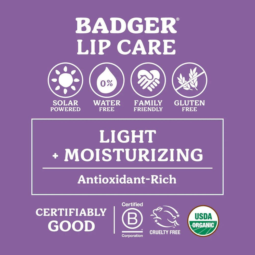Bálsamo de Badger con aroma árbol de té para uso diario suave.