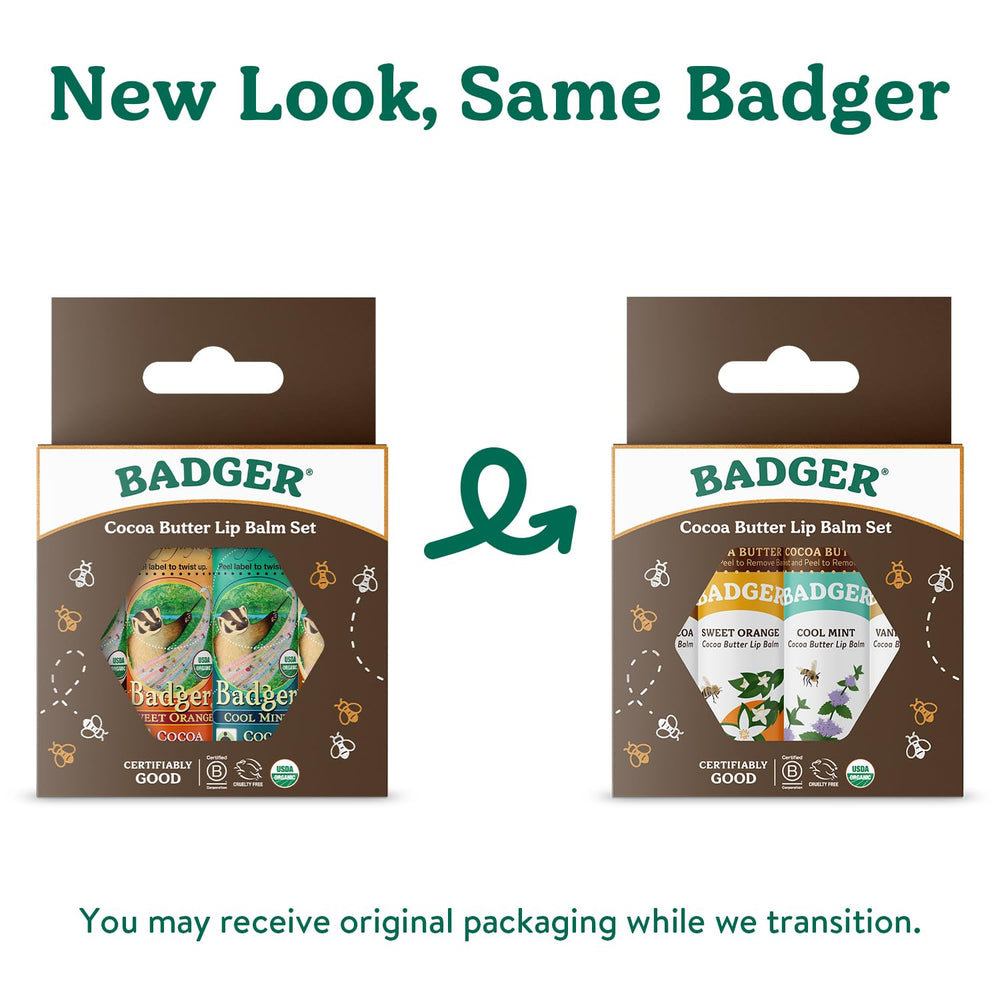 Badger bálsamo labial menta: sensación fresca para labios resecos