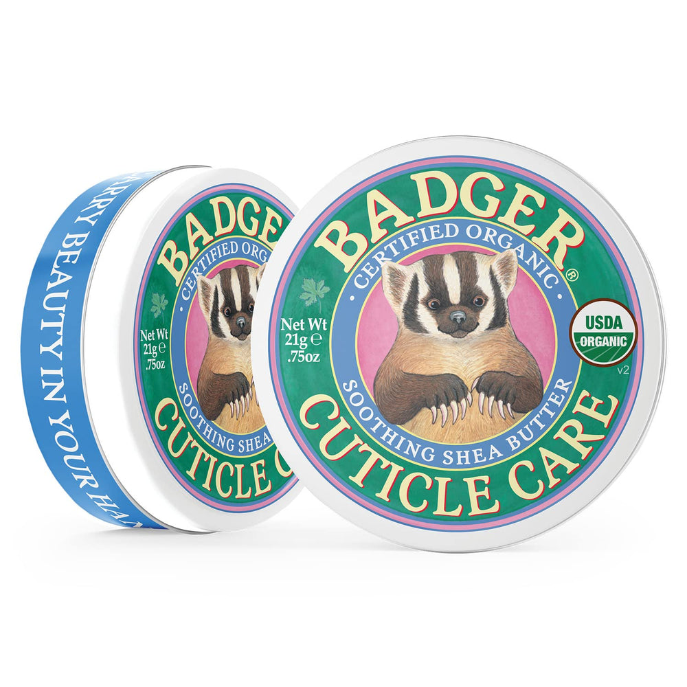 Ingredientes naturales de Badger Cutículas: manteca de karité y aceites