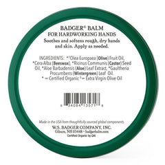 Badger crema para manos: textura cremosa que protege piel sensible.