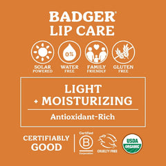 Close-up of Badger balm texture highlights lightweight, non-waxy feel