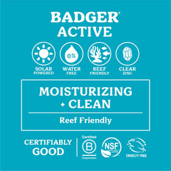 Badger Mineral Sunscreen SPF30 aplicación fácil para rostro y cuerpo.
