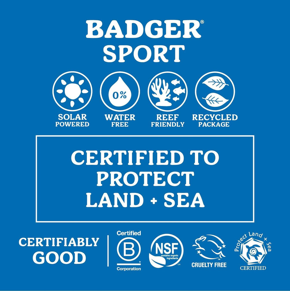 Badger crema solar sin fragancia, SPF 40, para piel sensible