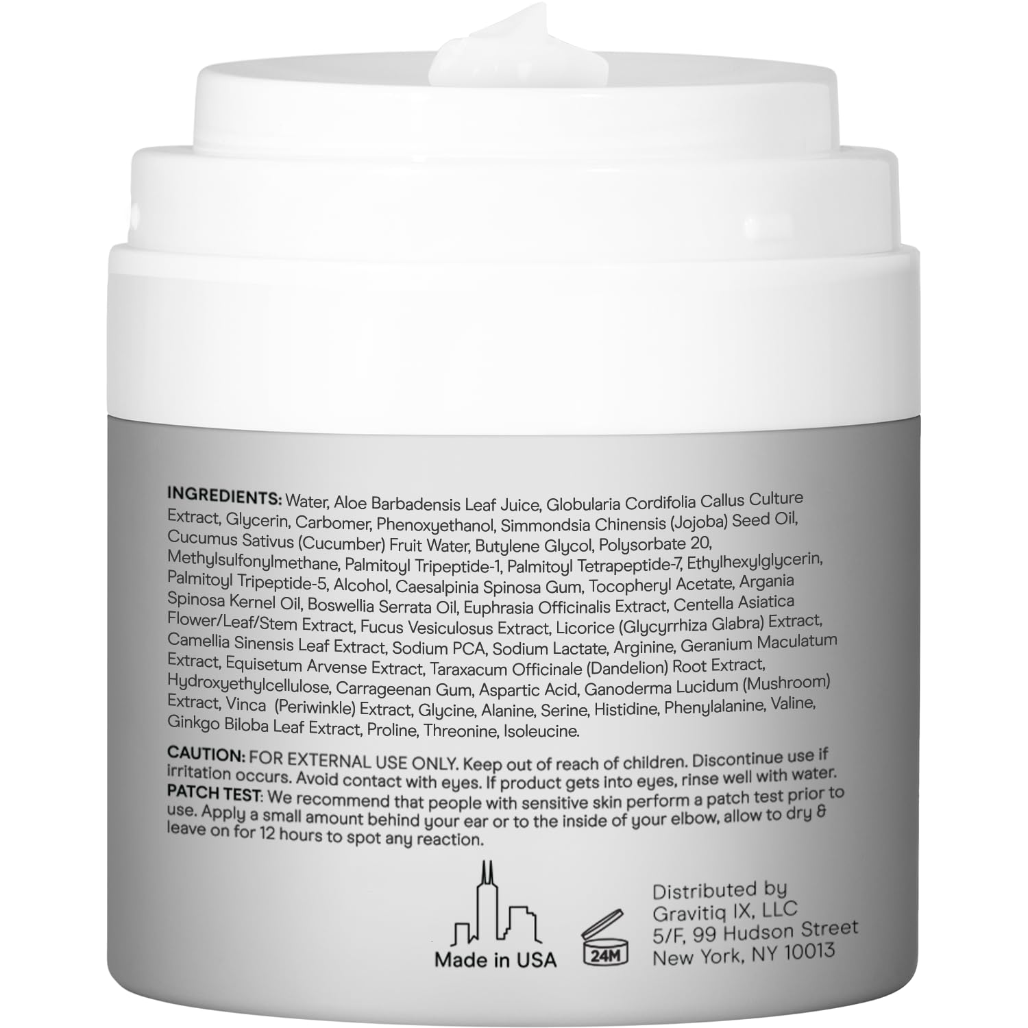 Under-eye area application by Baebody Gel for smoother look.