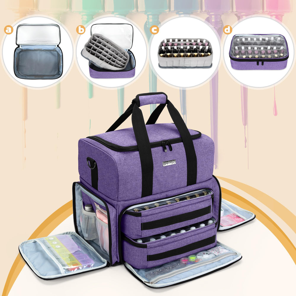 BAFASO bolsas retirables para esmaltes, almacenamiento modular y fácil transporte