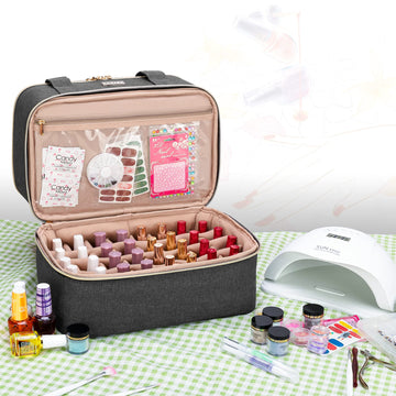 BAFASO bolsillos superiores para kit de manicura y accesorios.