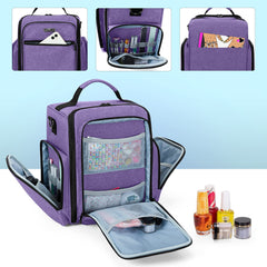 BAFASO divisor interior ajustable personaliza el espacio para distintos tamaños de esmaltes.
