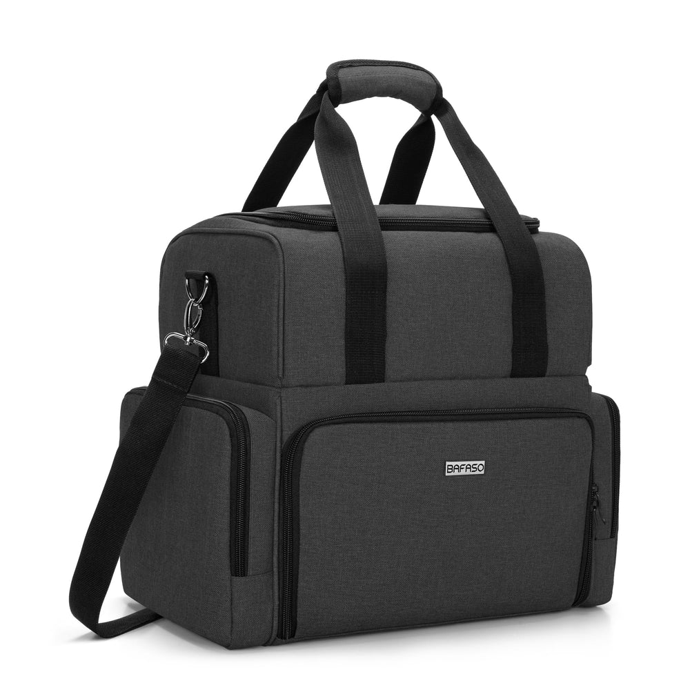Transporte práctico para sesiones en estudio o viaje.