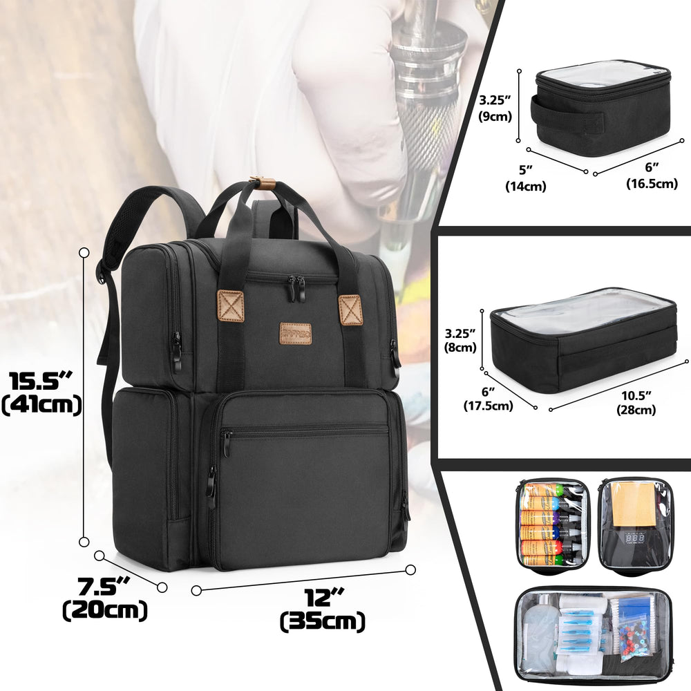 BAFASO mochila tatuaje espalda acolchada con bolsillo para iPad