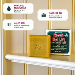 Bag Balm barra jabón cuerpo hidrata y limpia suavemente