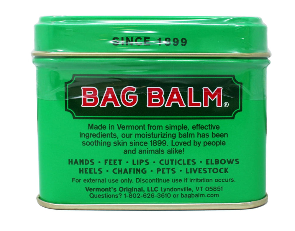 Bag Balm para codos, piel suave y protegida.