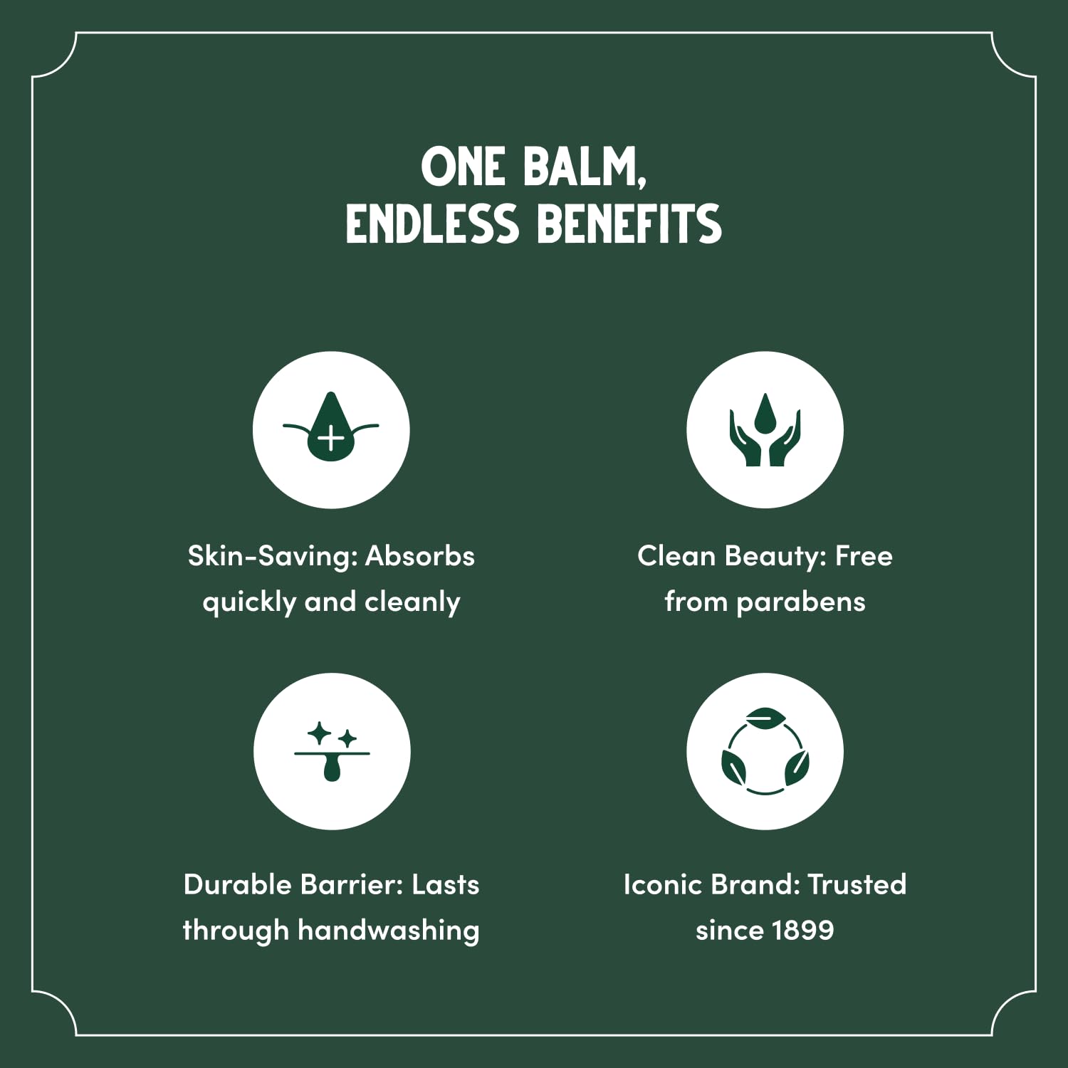 Bag Balm provides head-to-toe moisture for dry skin care.