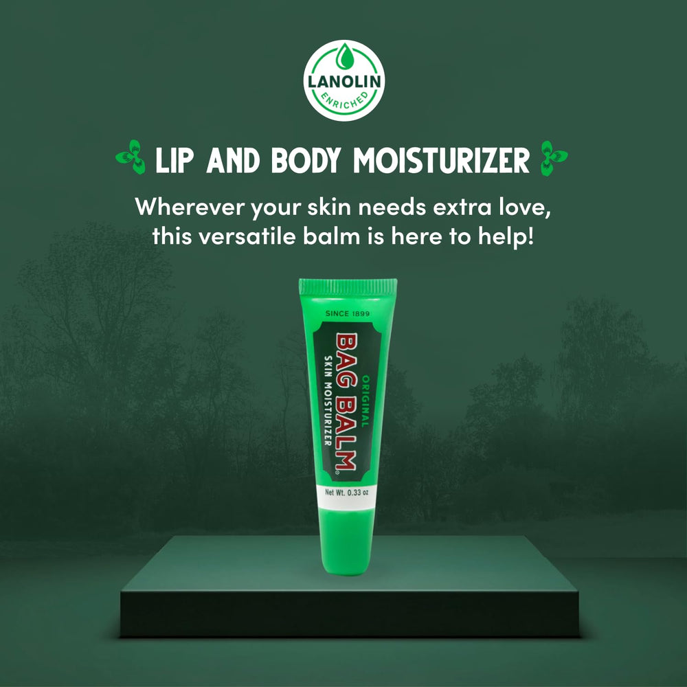 Bag Balm Original on paws or noses during travel
