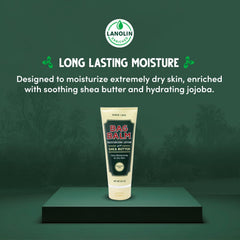 Bag Balm thick lotion with fast absorption for quick hydration.