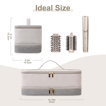 BAGCRAZY compartimento transparente para accesorios dentro de la funda.