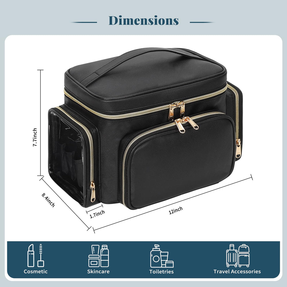 Bagmoly bolsillos laterales para productos de tamaño viaje, almacenamiento práctico.