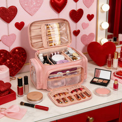 Bagmoly organizador de maquillaje portátil para cosméticos y brochas.