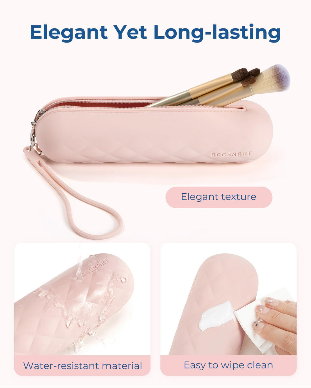 Asa portátil de BAGSMART, diseño duradero para viajar.