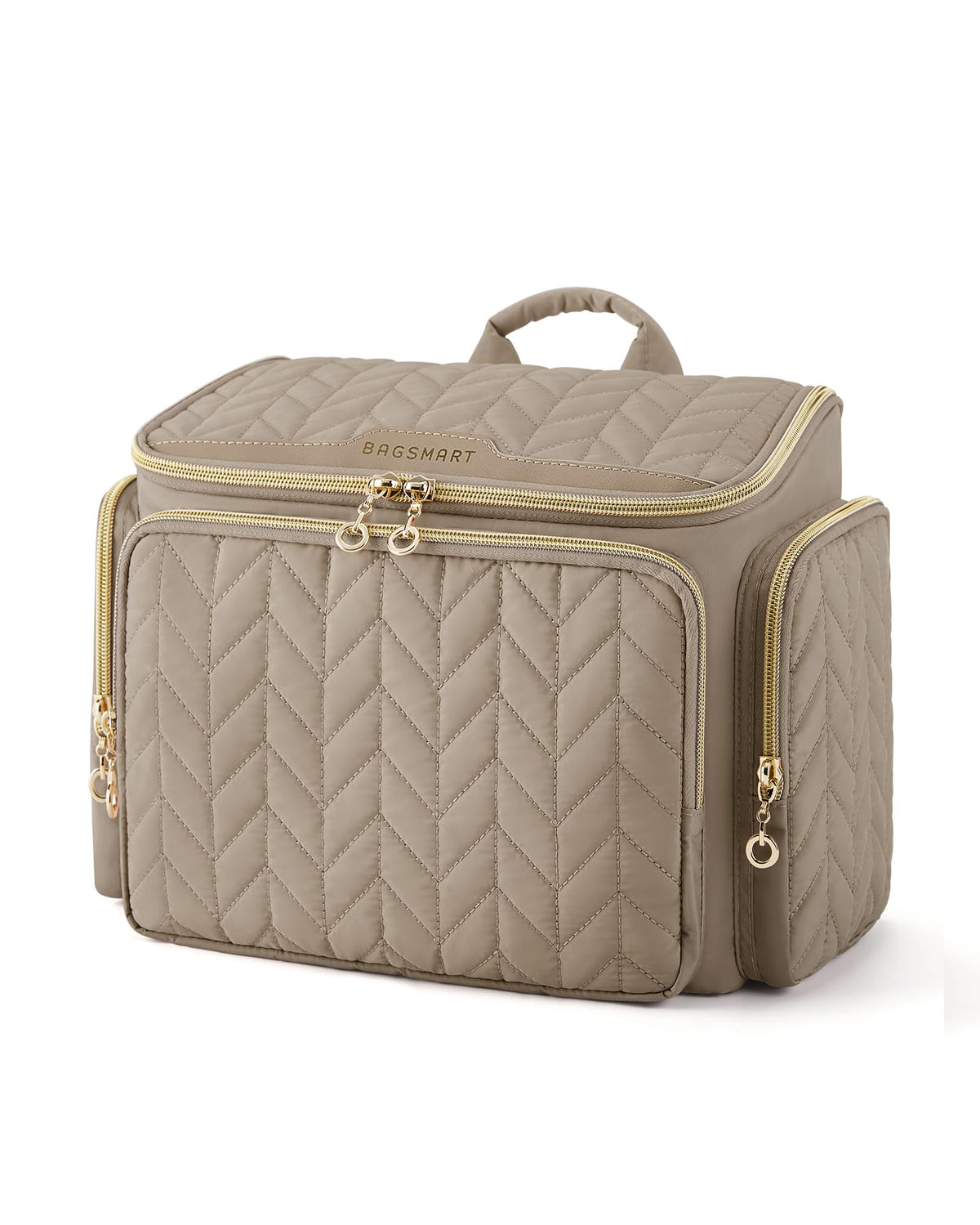 BAGSMART bolsa de aseo para viaje con apertura amplia