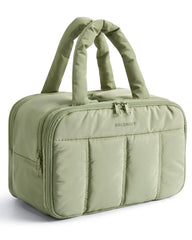 BAGSMART bolsa de aseo para viaje, frontal con bolsillos de malla para mayor organización.