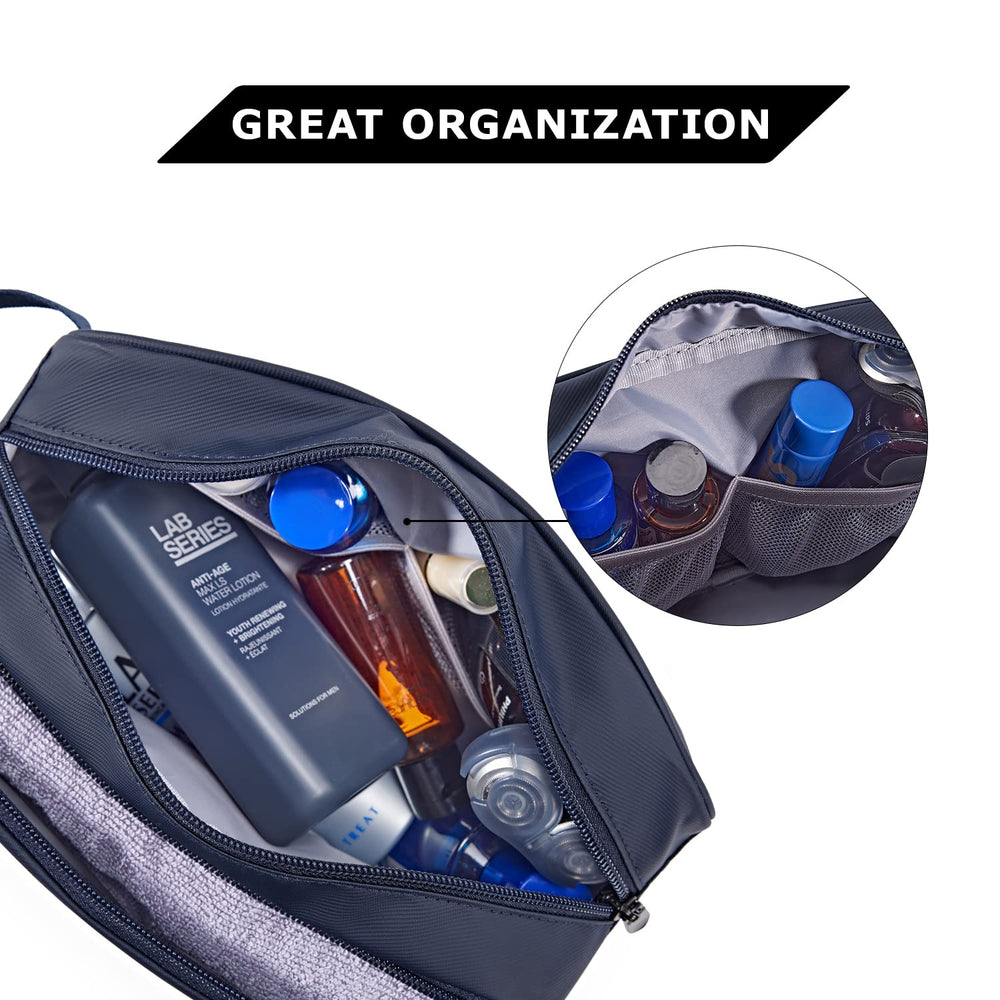 BAGSMART bolsa de aseo para hombres, capacidad grande, perfecta para familia.