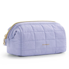 BAGSMART bolsa de maquillaje apertura amplia para acceso rápido