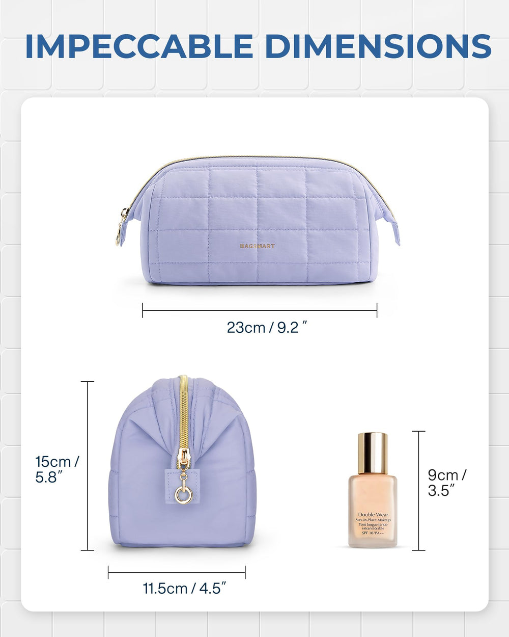 BAGSMART bolsa viaje organizador maquillaje multiuso