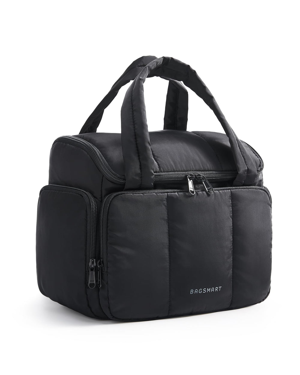 BAGSMART bolso de aseo para mujer visto frontal facilita organización en viaje