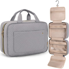 BAGSMART bolsa de aseo colgante, ideal para ahorrar espacio en viajes.