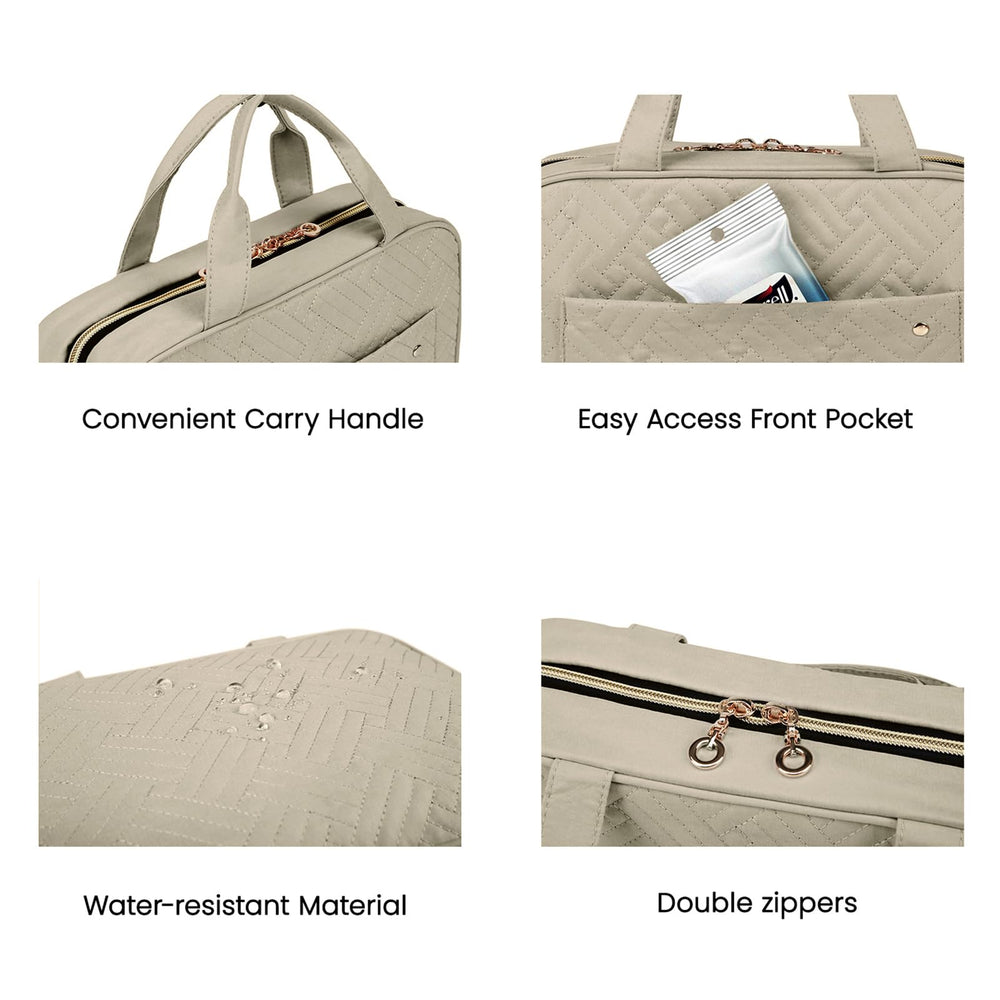 BAGSMART cremallera bidireccional facilita el acceso rápido a artículos.