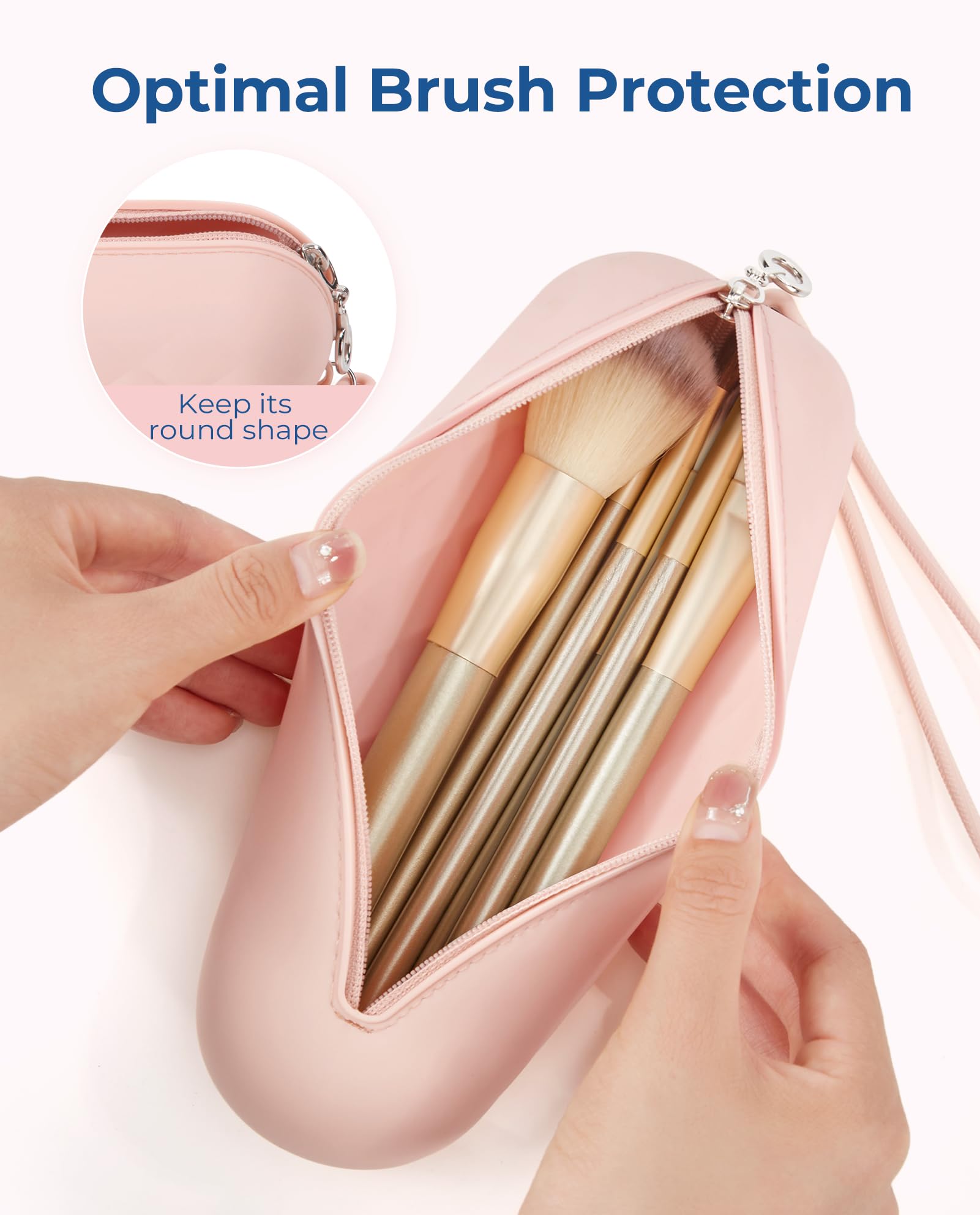 Diseño estiloso y versátil de BAGSMART para cosméticos y otros objetos.