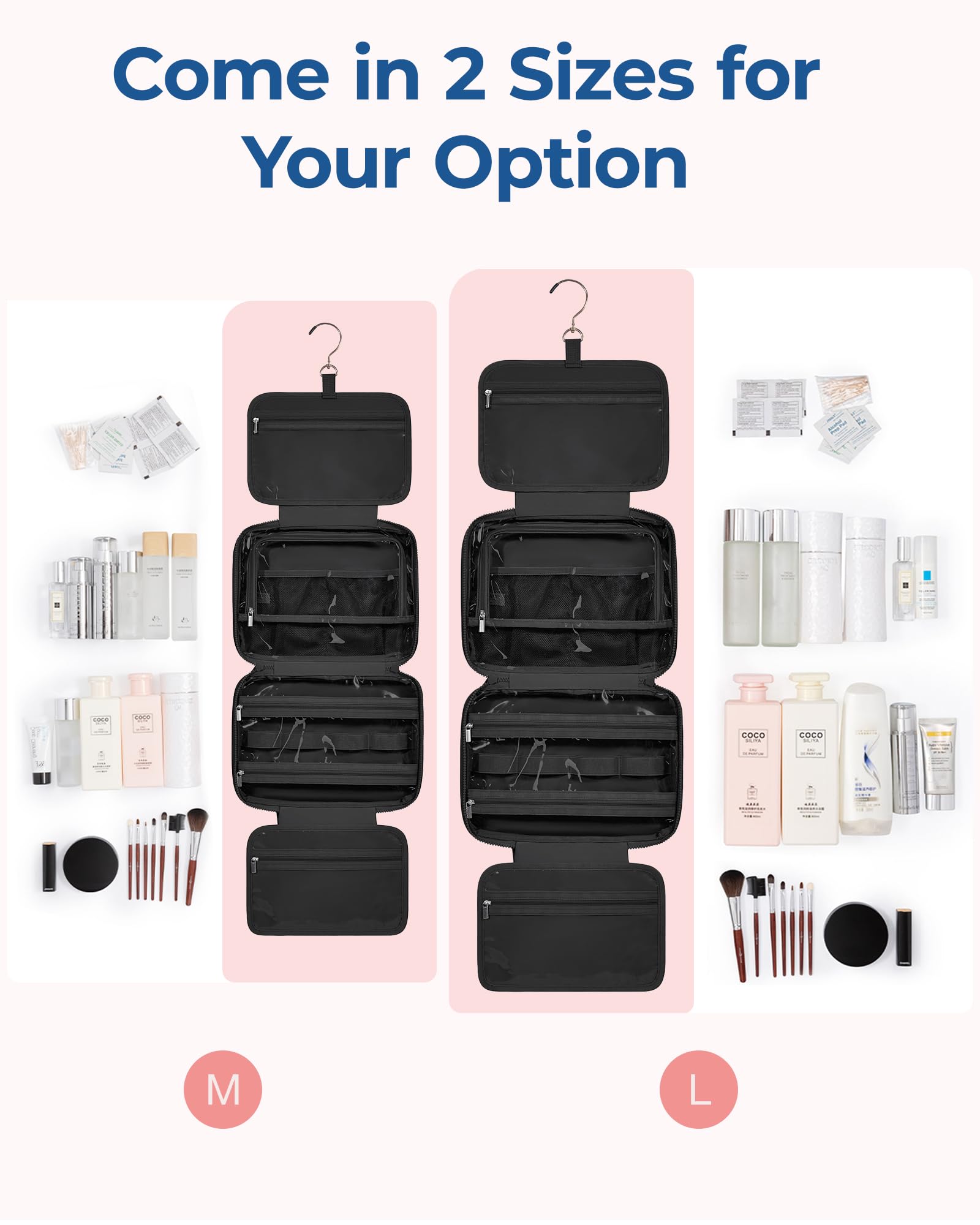 BAGSMART gancho giratorio 360 para colgar en cabina o ducha.