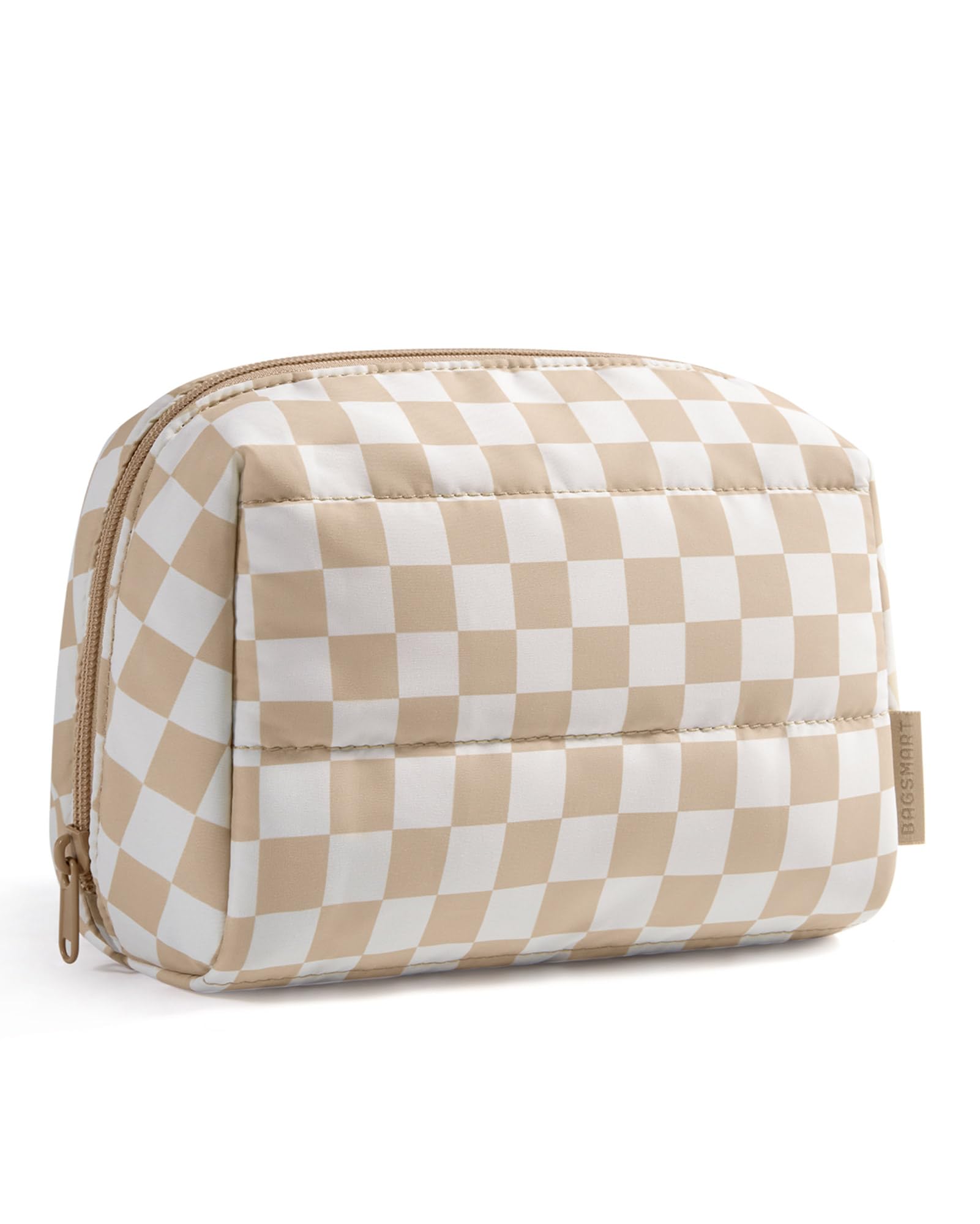 BAGSMART maquillaje apertura amplia para ver todos tus productos.