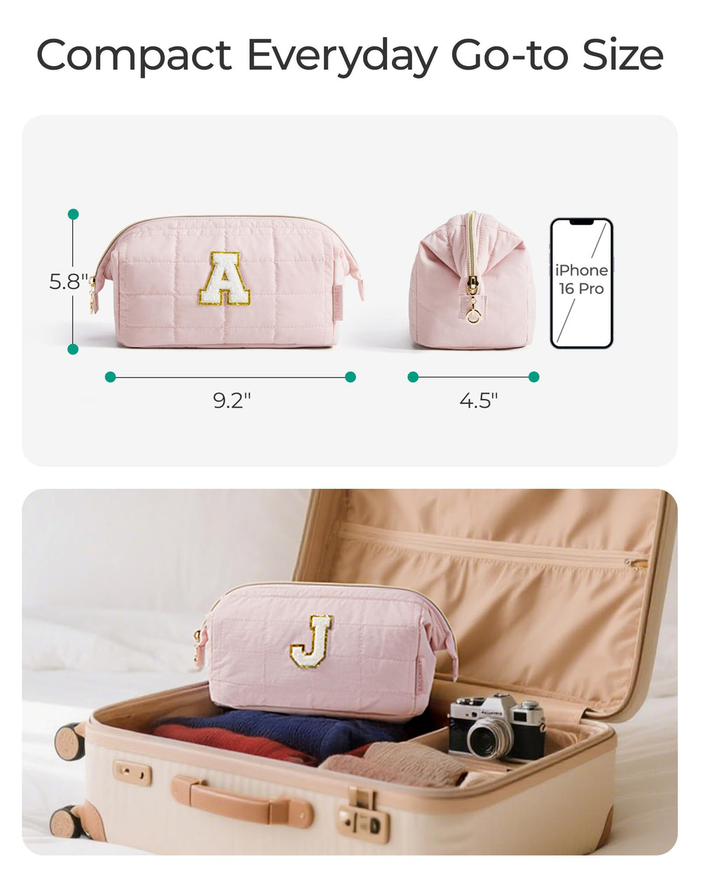 BAGSMART material taslan suave añade sensación de lujo y confort