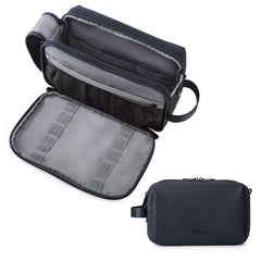 Neceser BAGSMART para hombre, azul marino, impermeable, ideal para viajes diarios.